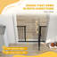 Pressure Mounted Pet Gate With Door-94282341-94282344