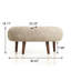 Fauteuil demi-tonneau 36 po avec coussin et repose-pieds 36 po Nordic Chenille-1363873088