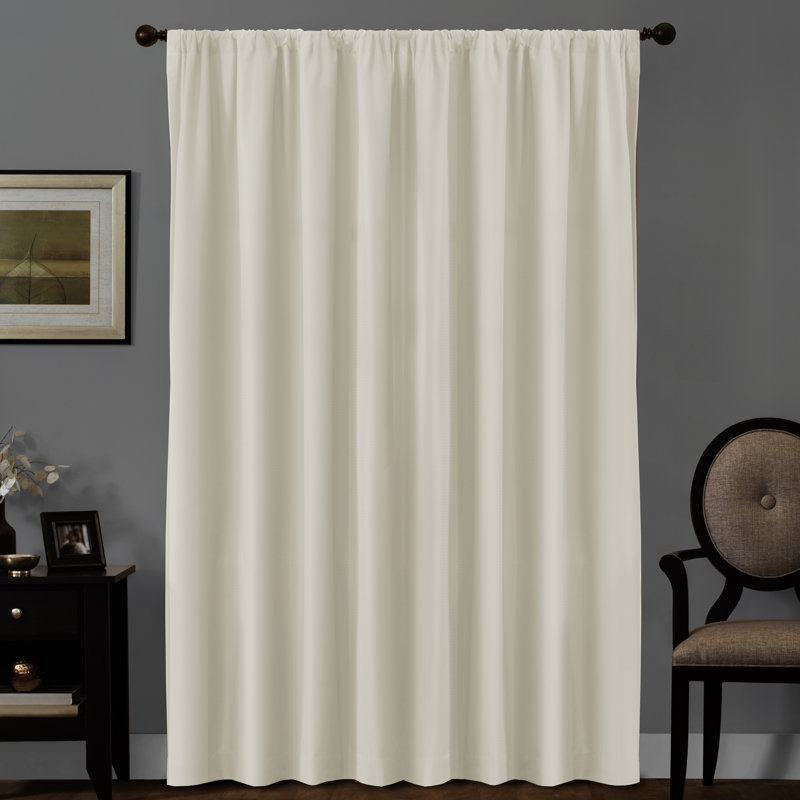 Curtain Single Panel, Linen, 50" W x 84" L