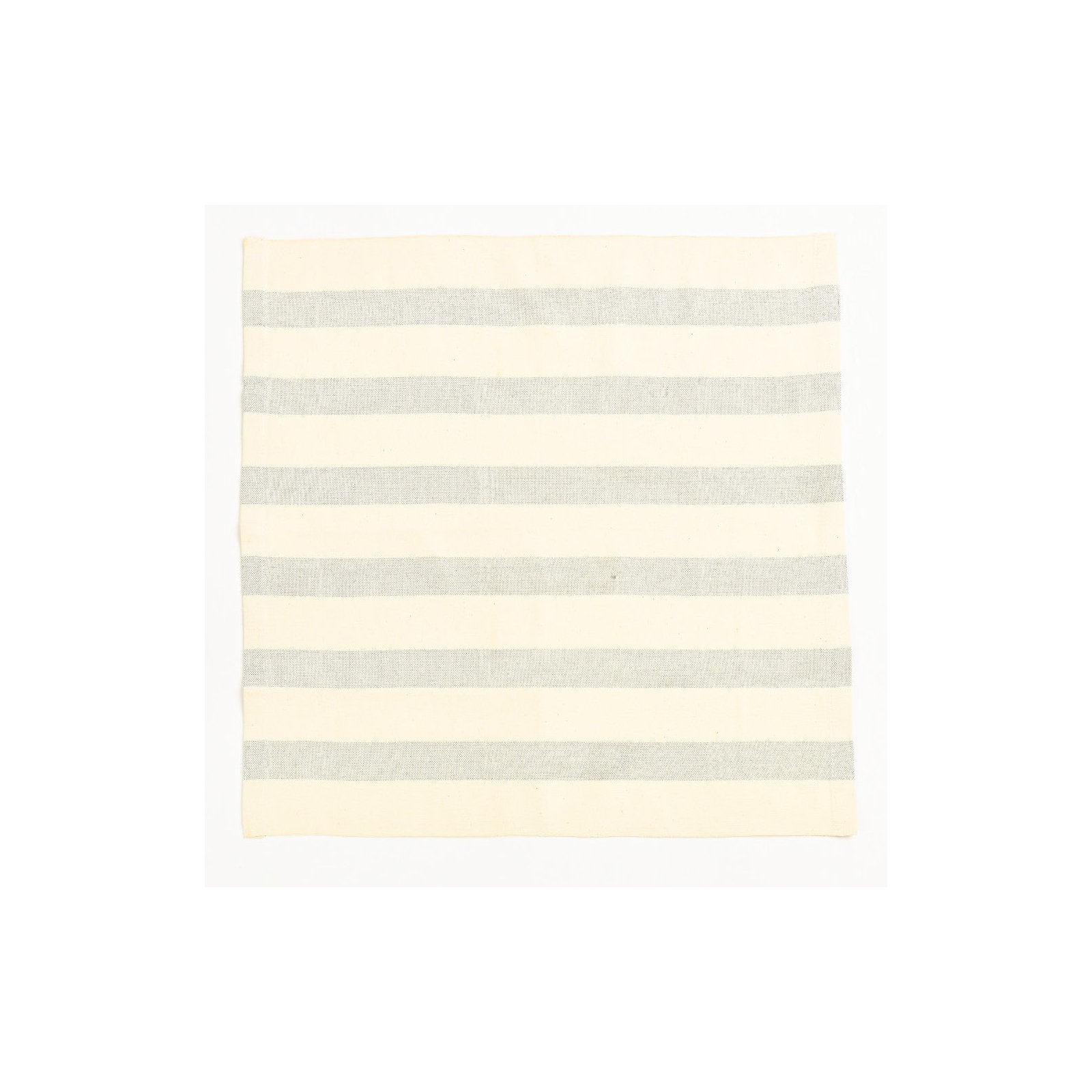 Cotton Striped Napkin, Gray