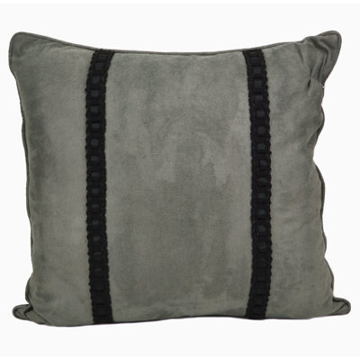 Your Lifestyle by Donna Sharp Canoe Trip Grey Decorative Throw Pillow