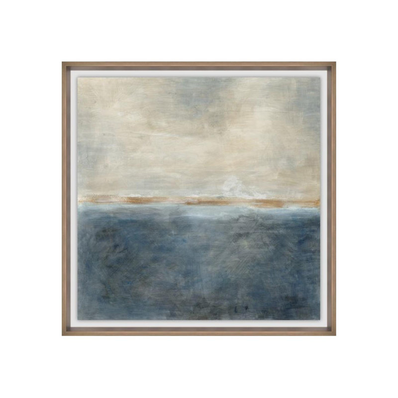 Muddy Lane V Print by Sara Brown, Glass Coat, 36" H x 36" W x 1.5" D
