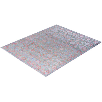 Overdyed One-of-a-Kind 8' 3" X 10' 3" Hand Knotted Area Rug