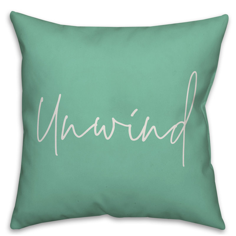 Outdoor Throw Pillow, 16" x 16", Mint Green