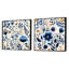 Lalie - Ensemble de 2 collages carrés botaniques abstraits-101849721-101849720