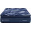Très grand matelas bleu de 14 po avec unité de poche, mousse à mémoire de forme, couches de mousse et housse souple, couches roulées compressées, super tissu