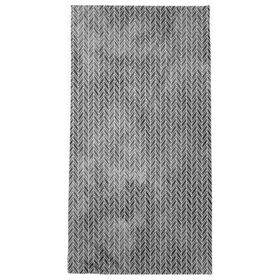 Serviette de bain à chevrons
