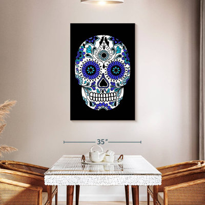 Kerner Day Of The Dead Purple Skull
