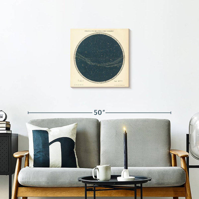 Oberle Celestial Sphere North, 20" H x 20" W