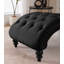 Chaise longue d'intérieur avec capitonnage à boutons et garniture cloutée pour le salon, le bureau et la chambre à coucher-730979033
