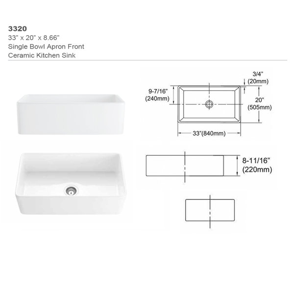 Dimensions du produit
