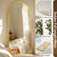 Miroir surdimensionné arqué en métal surdimensionné-570231696-570093162