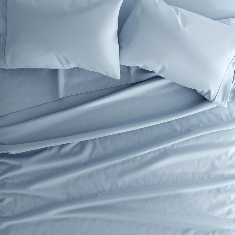 Becky Cameron 1800 Series Double-Brushed Microfiber 4 Piece Sheet Set, Twin XL Sheet Set + Fitted Sheet + 1 Pillowcase