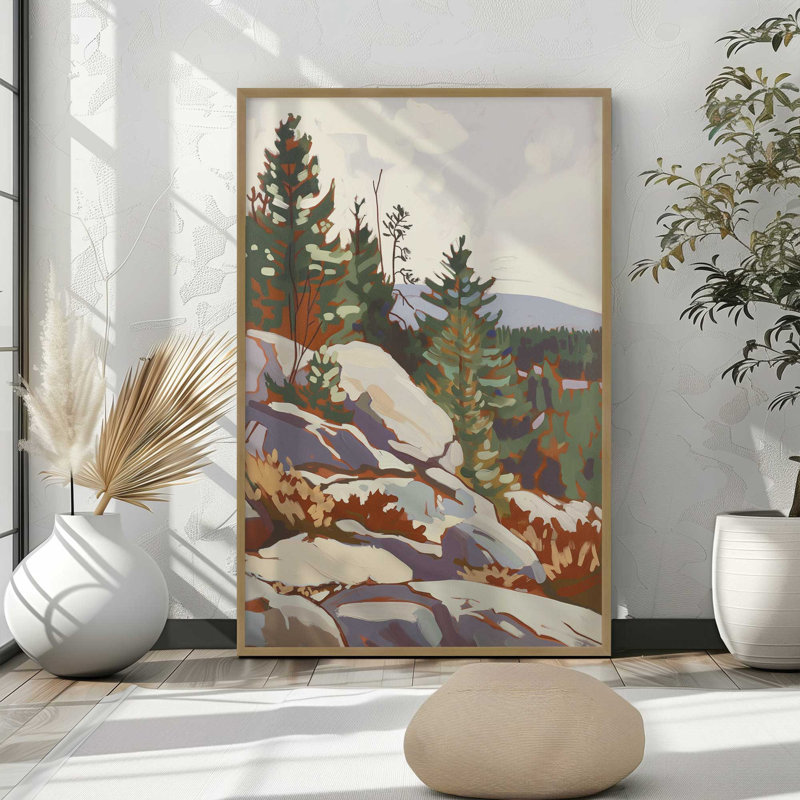 «Rocky Mountain View I», Chrome poli, H 11,25 po x l 9,25 po