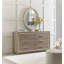 Serenity Solid And Engineered Wood Beveled Mirror