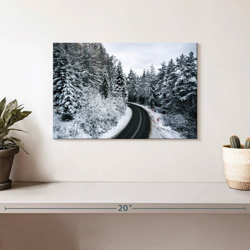 Harnek Curvy Road en hiver, H 8 po x l 12 po