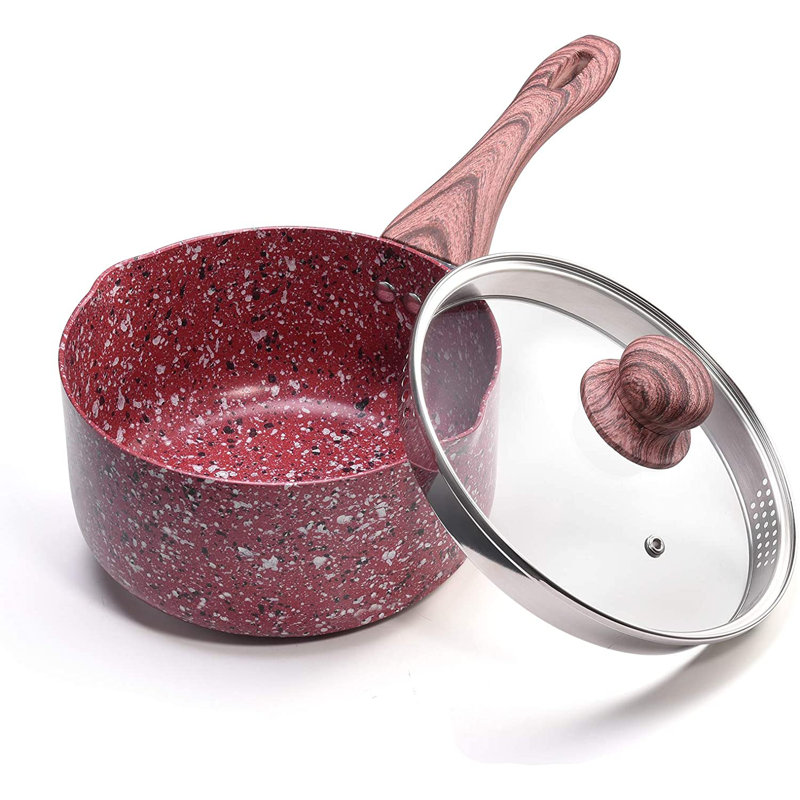 3 Quarts Non-Stick Aluminum Saucepan