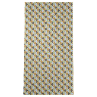 Serviette de bain à losanges Retro