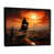 Black Floater Framed