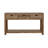 Gwenith 3 - Drawer Console Table in Natural Sheesham
