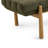 Julianna Green Textured Fabric Bench-1893246534