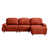Chenille orange sélectionné
