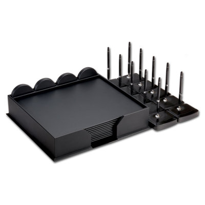 Leather Desk Organizer Set