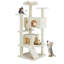 Arbre à chat 54 po multifonctionnel, structure d'escalade avec zone de détente et de détente, jouet détachable, tour pour chat pour chats d'intérieur-1578027505