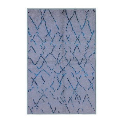 Tapis bleu / gris Branner