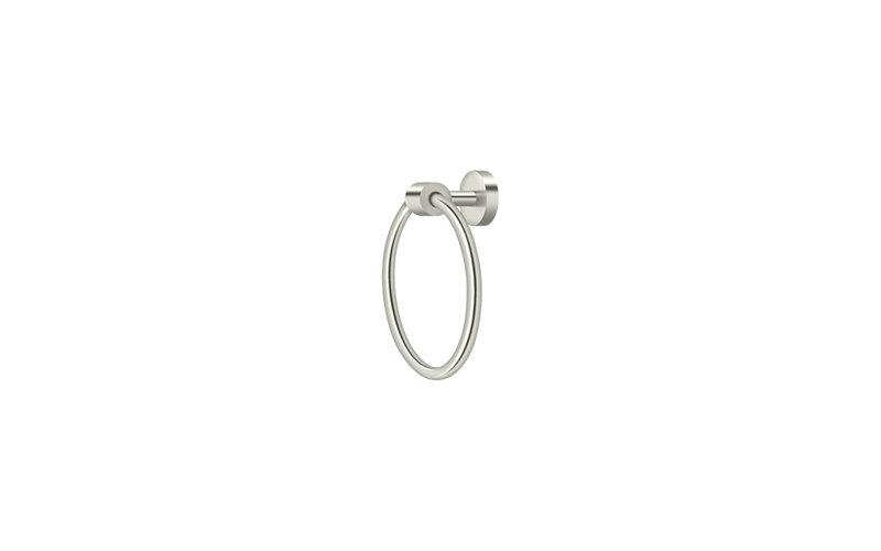Deltana BBS2008-14 6-1/2" Diameter Sobe Series Towel Ring Polished Nickel