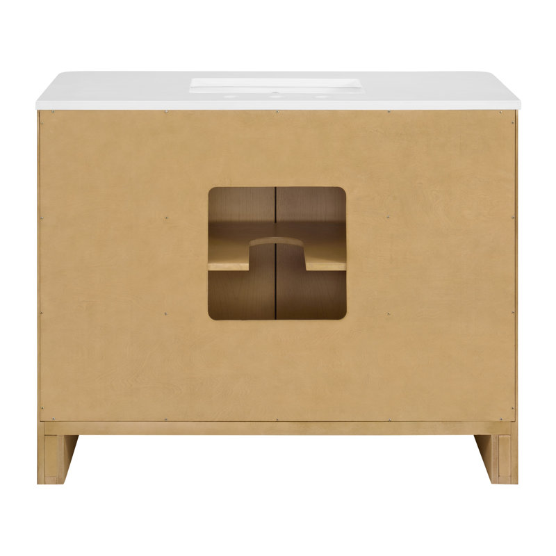 Raye 42'' Single Bathroom Vanity with Quartz Top