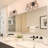 3-Light Modern Dimmable Bathroom Metal Vanity Light