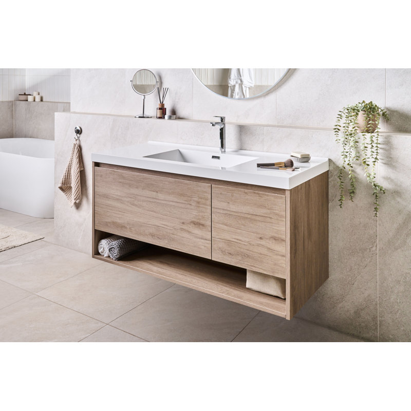 Single Bathroom Vanity with Basin, 120 cm