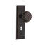 Mission Interior Mortise Door Knob with New York Long Plate-1375224583