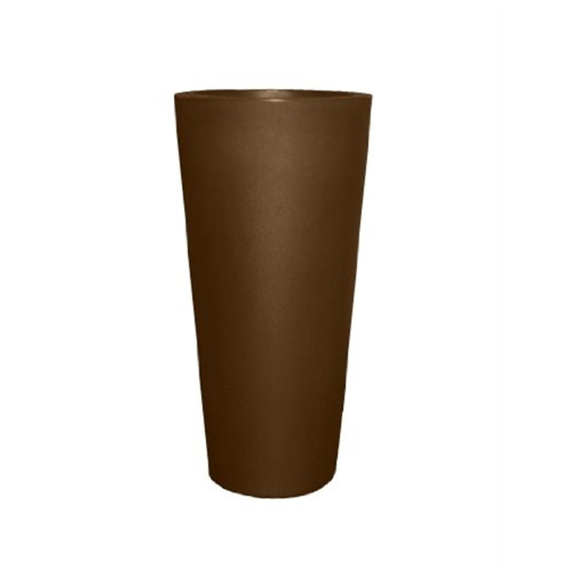 Queens Boulevard Pot Planter, Espresso, 32"H x 15.25"W x 15.25"D