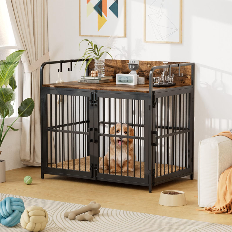 Steel Dog House with 2 Doors