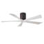 60" Irene 5-Blade Hugger Ceiling Fan with Wall Remote-1087667353-1087667333-1087667378