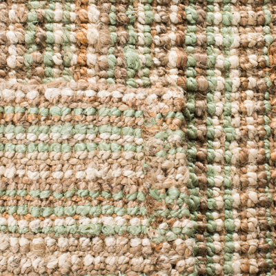Tapis en jute tissé à la main Alda