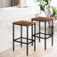 Tabouret de comptoir Eva-Maria avec structure en métal (ensemble de 2)