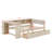 Full Size Platform Bed With Shelves, Drawers, Charging Station And Upholstered Headboard-2066346230-2066346225