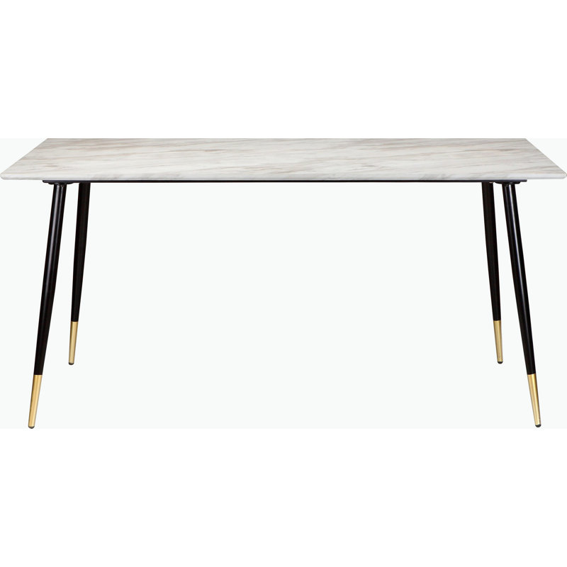 Arianna Metal Base Dining Table, H76 x L120 x W80cm