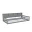 Lit simple TG au sol avec armoires de rangement et ports USB-165943683