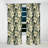 Neutral Zen Tropical Pattern - Floral Curtain - Velvet Room Darkening - 1 panel-107597972