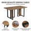 Ensemble de table de salle à manger 7 pièces Mid-Century-1746321160