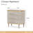 St. Charles 3-Drawer Nightstand