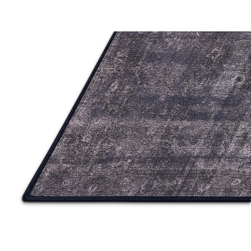 Tapis 100% Mid-Century moderne lavable à la machine 1856, Rectangle 3 pi x 5 pi