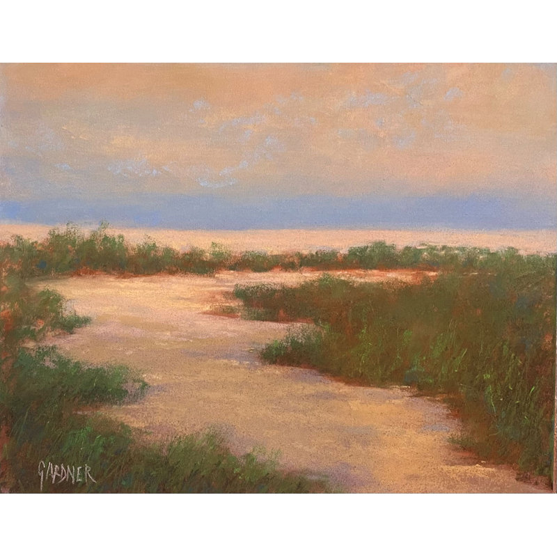 Serene Print by Dina Gardner, Wrapped Canvas, 18" H x 24" W