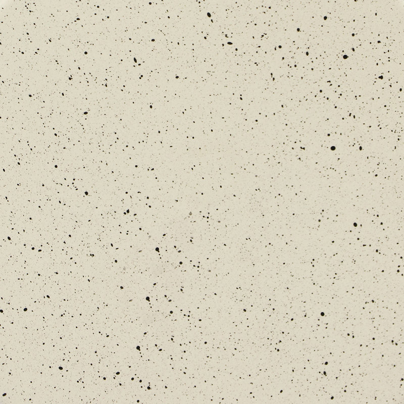 Table d'appoint en fer Anika Hendershot, Crème Terrazzo
