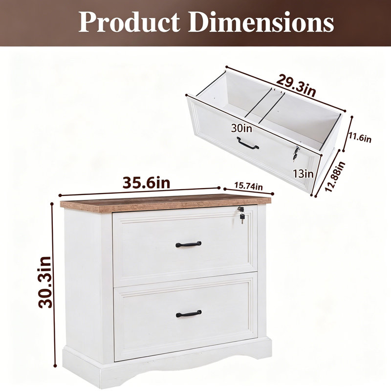 White Adjustable File Cabinet with Lockable Drawer, Organize A4, Legal & Letter Files for Home Office & Workspace, Sturdy Metal Handle & Stable Base, Finest Storage Solution