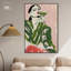 «Green Martini Girl», art mural coloré Boho par Art Remedy-111664723-104321530